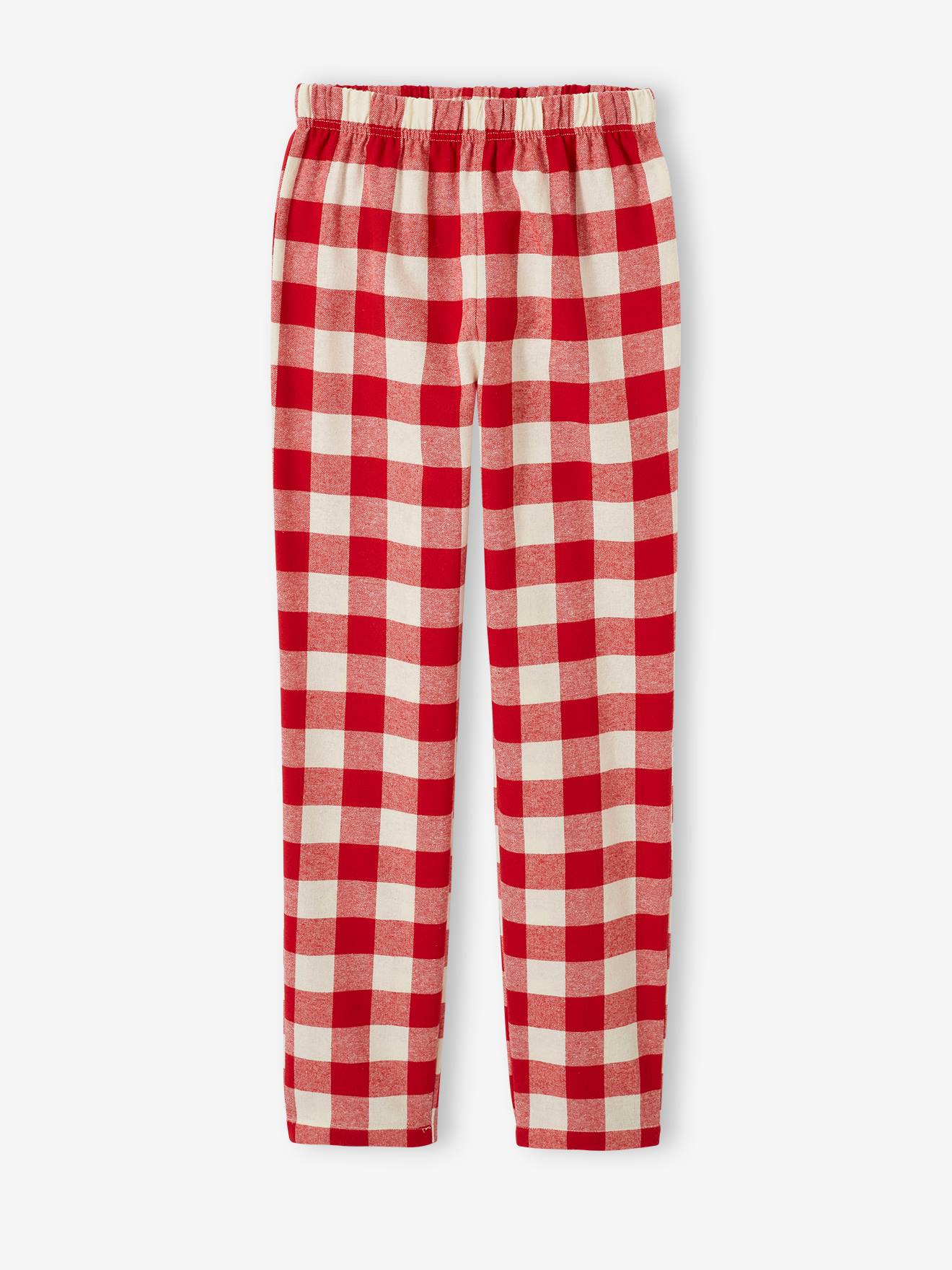 Vertbaudet Damen Weihnachts-Schlafanzug Capsule Collection FAMILY FIRST - wollweiß