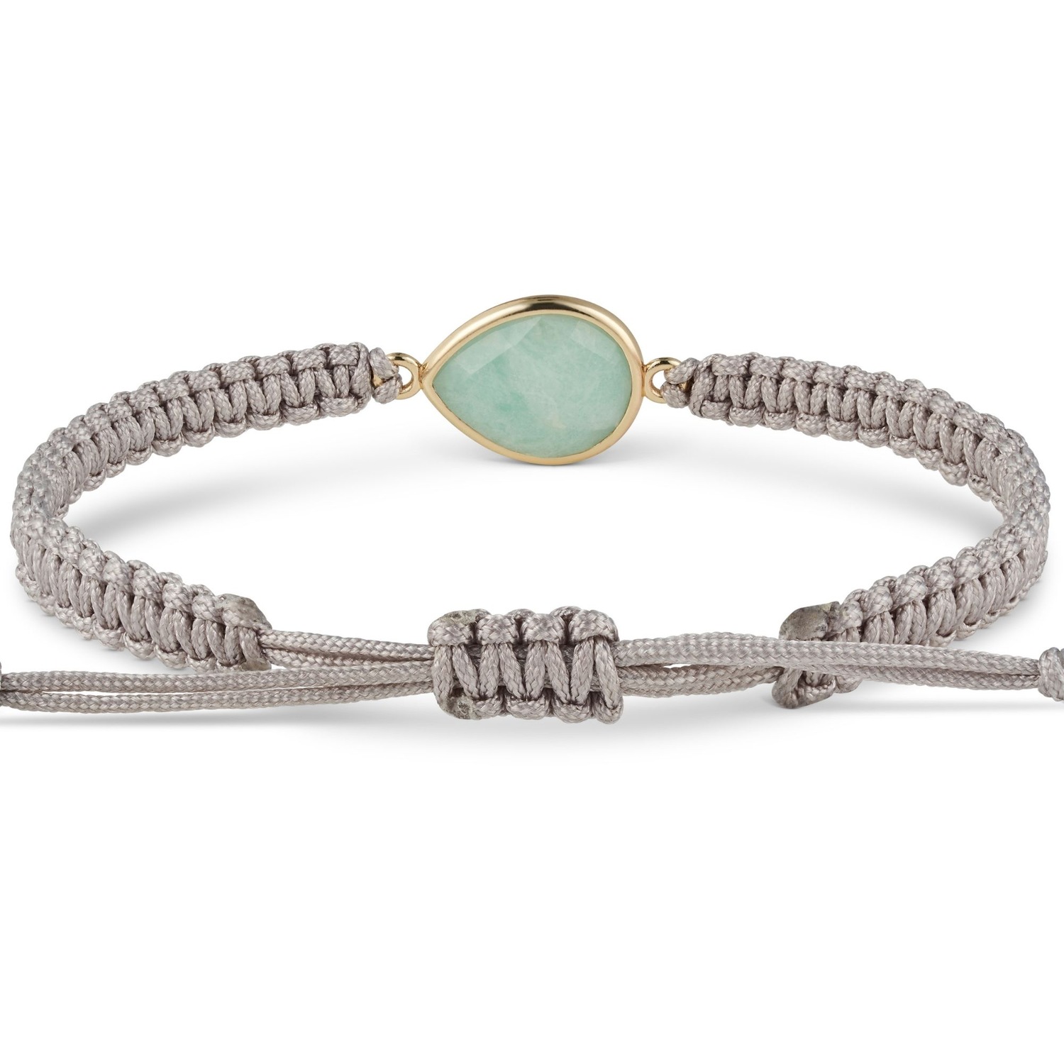 Yoga Armband - Mondstein Edelstein Perlen Weiß mit Anhänger