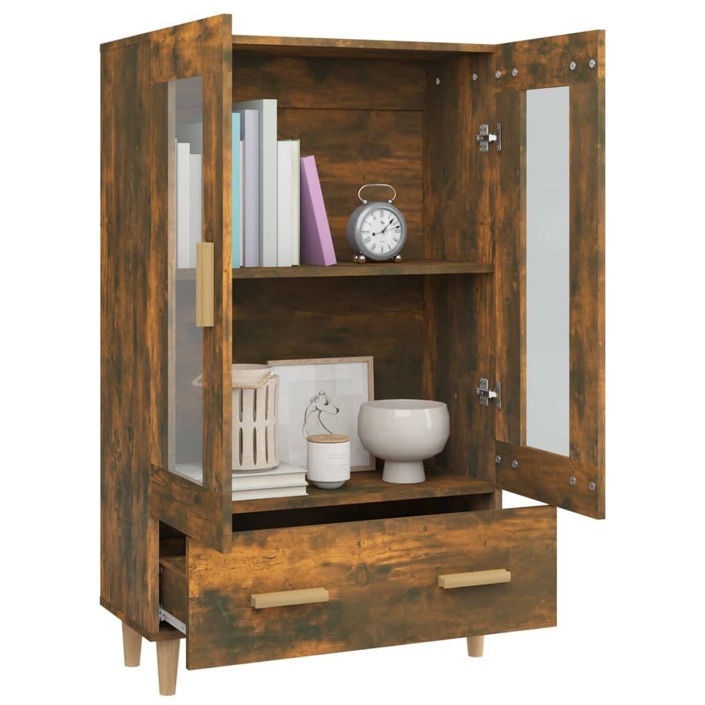 vidaXL Sideboard Highboard Räuchereiche 70x31x115 cm Holzwerkstoff (1 St)