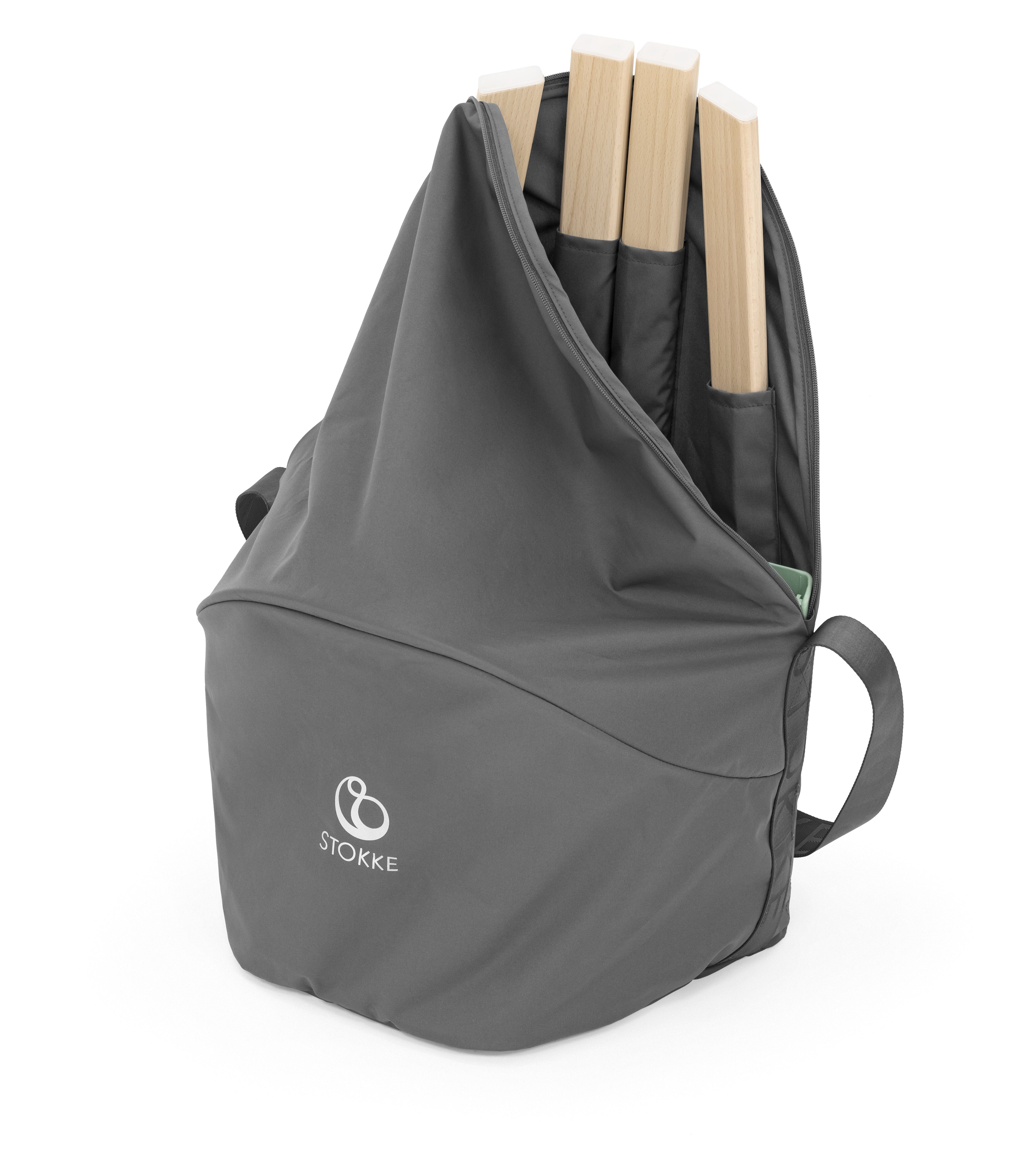 Stokke Hochstuhl Clikk™ Bundle bestehend aus Clikk Hochstuhl mit Travel Bag, Für kinderleichte Mahlzeiten ab 6 Monate