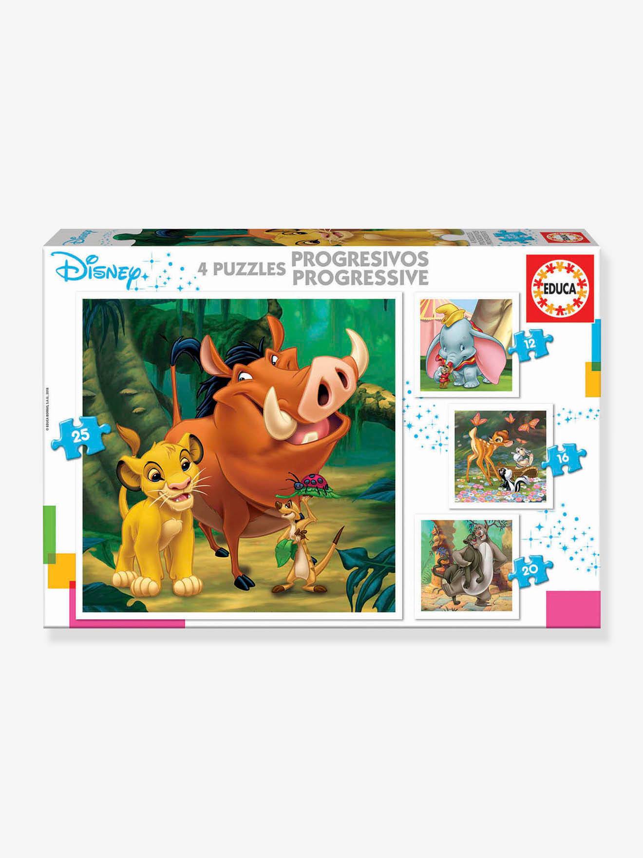 Educa 4er-Set Puzzles Disney 1 EDUCA - weiß