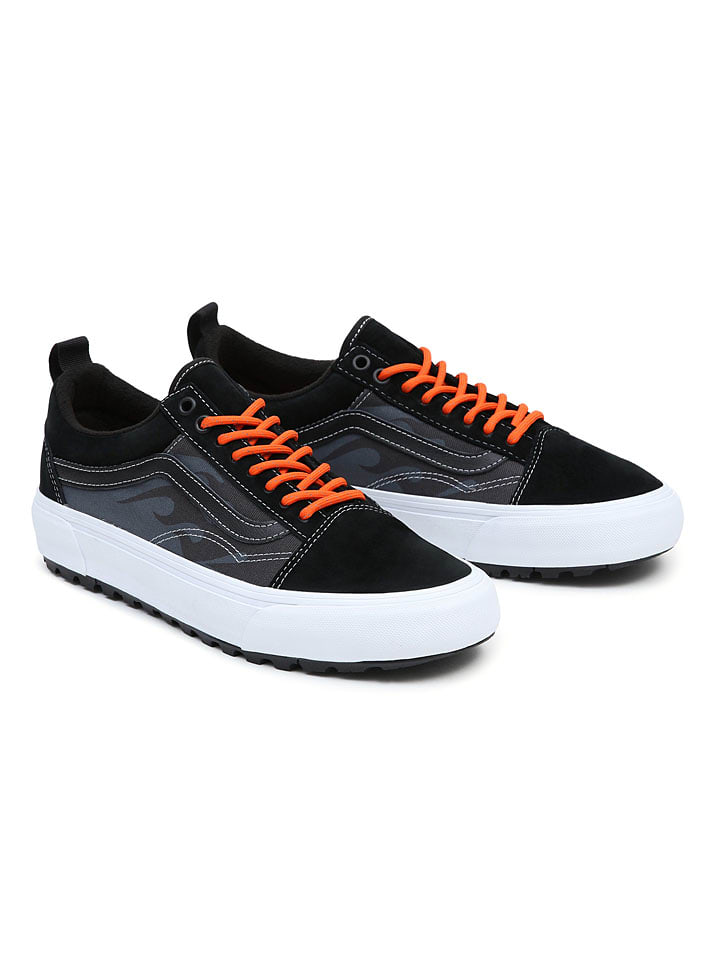 Vans Leder-Sneakers in Schwarz/ Dunkelblau günstig kaufen