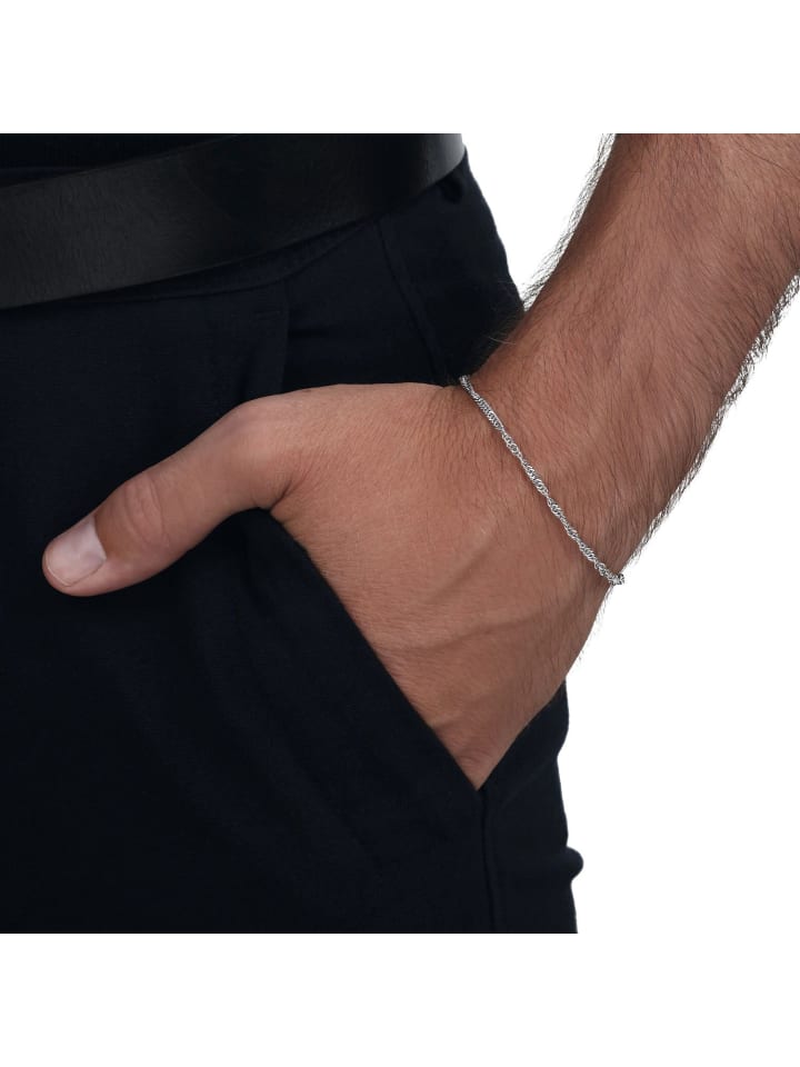 Amor Armband Silber 925, rhodiniert in Silber günstig kaufen 19 cm