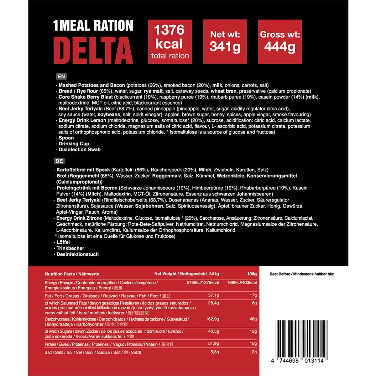 Tactical Foodpack Tagesration Delta