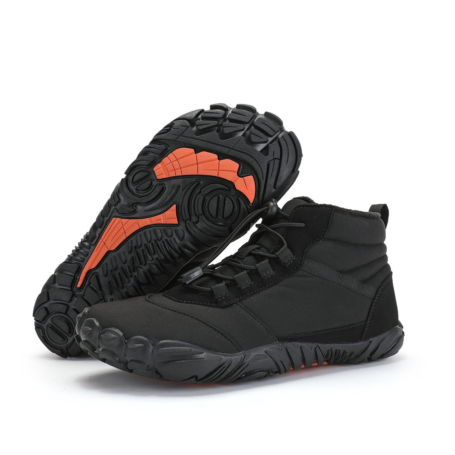 Daisred Winter Wasserdicht Warm Gefüttert Winterstiefel bequem Barfußschuh