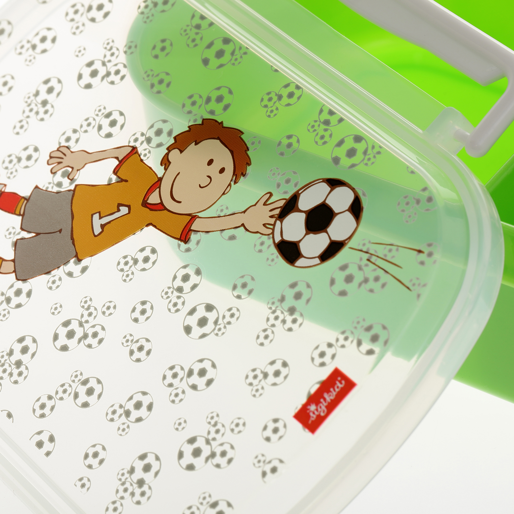 Kinder Brotzeitbox für Fußballfans mit Kily Keeper