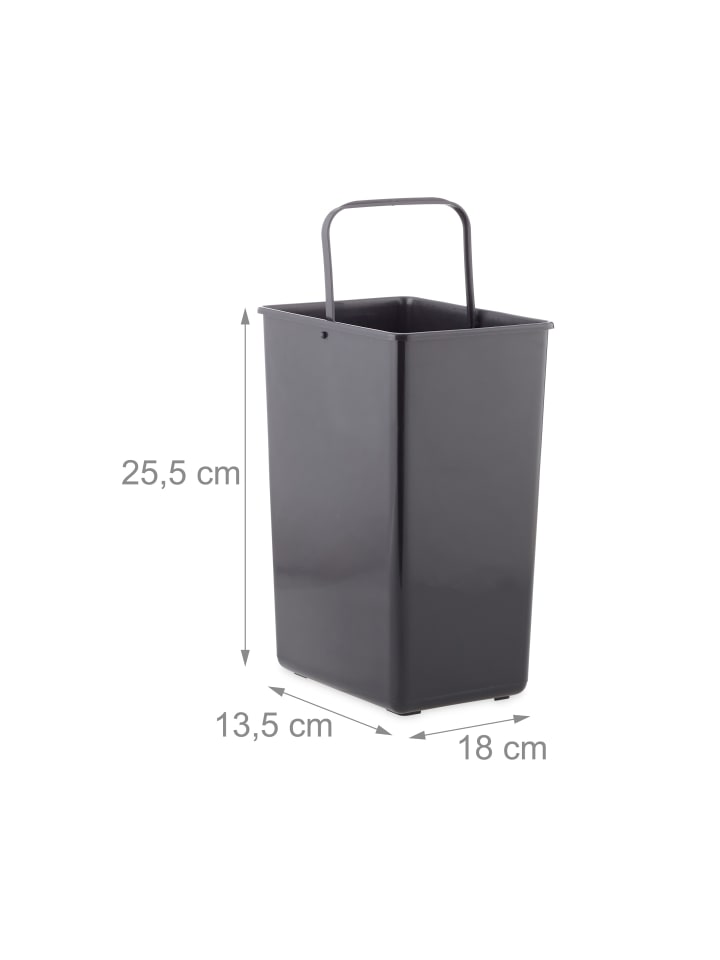 relaxdays Sensor Mülleimer in Silber - 7 l günstig kaufen onesize