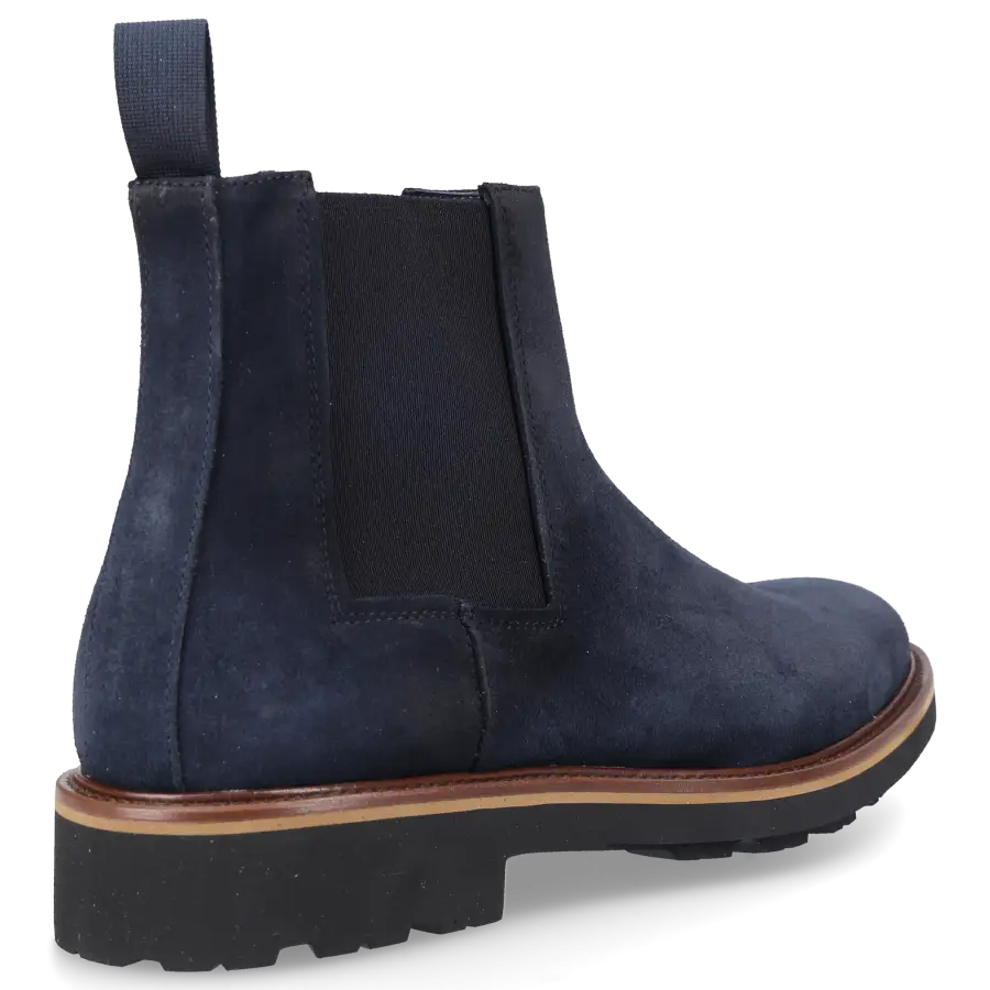 Budapester - Chelsea Boots 14196 Veloursleder - blau