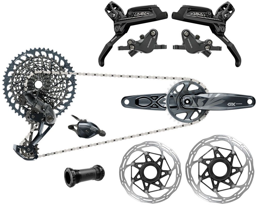 SRAM GX Eagle 1x12-fach DUB Boost Gruppe 10-52T Disc 180/160mm kaufen | Bike-Discount