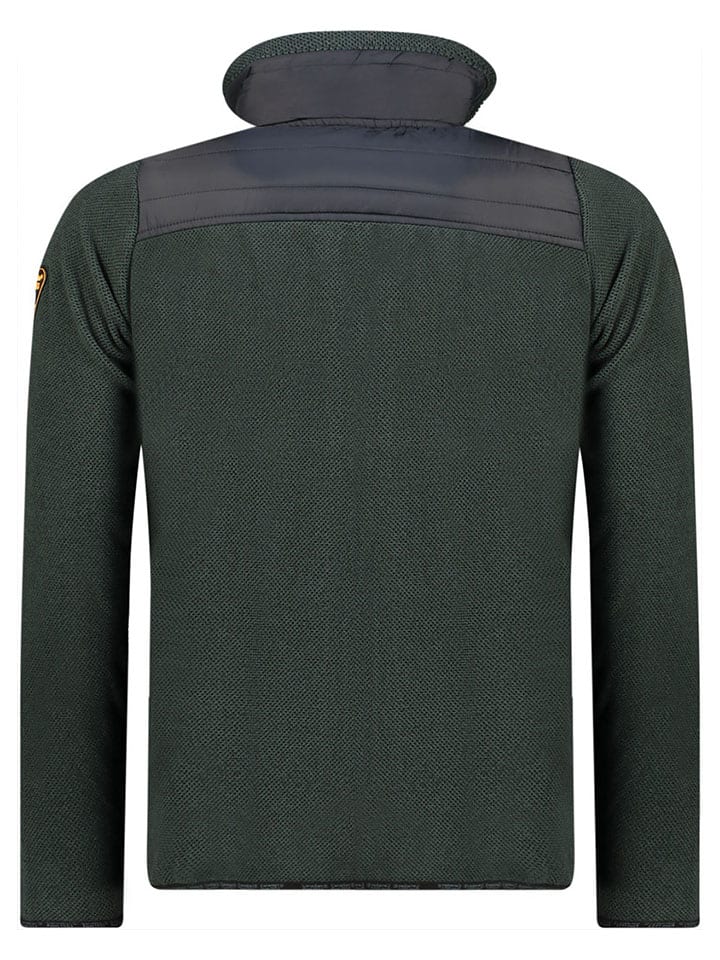 Canadian Peak Fleecejacke in Grün/ Schwarz günstig kaufen