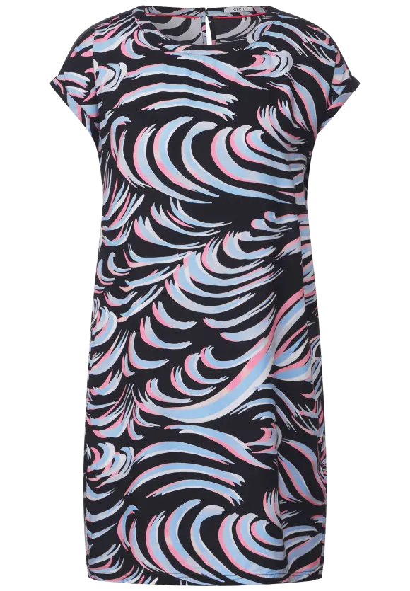 CECIL Wellenprint Kleid