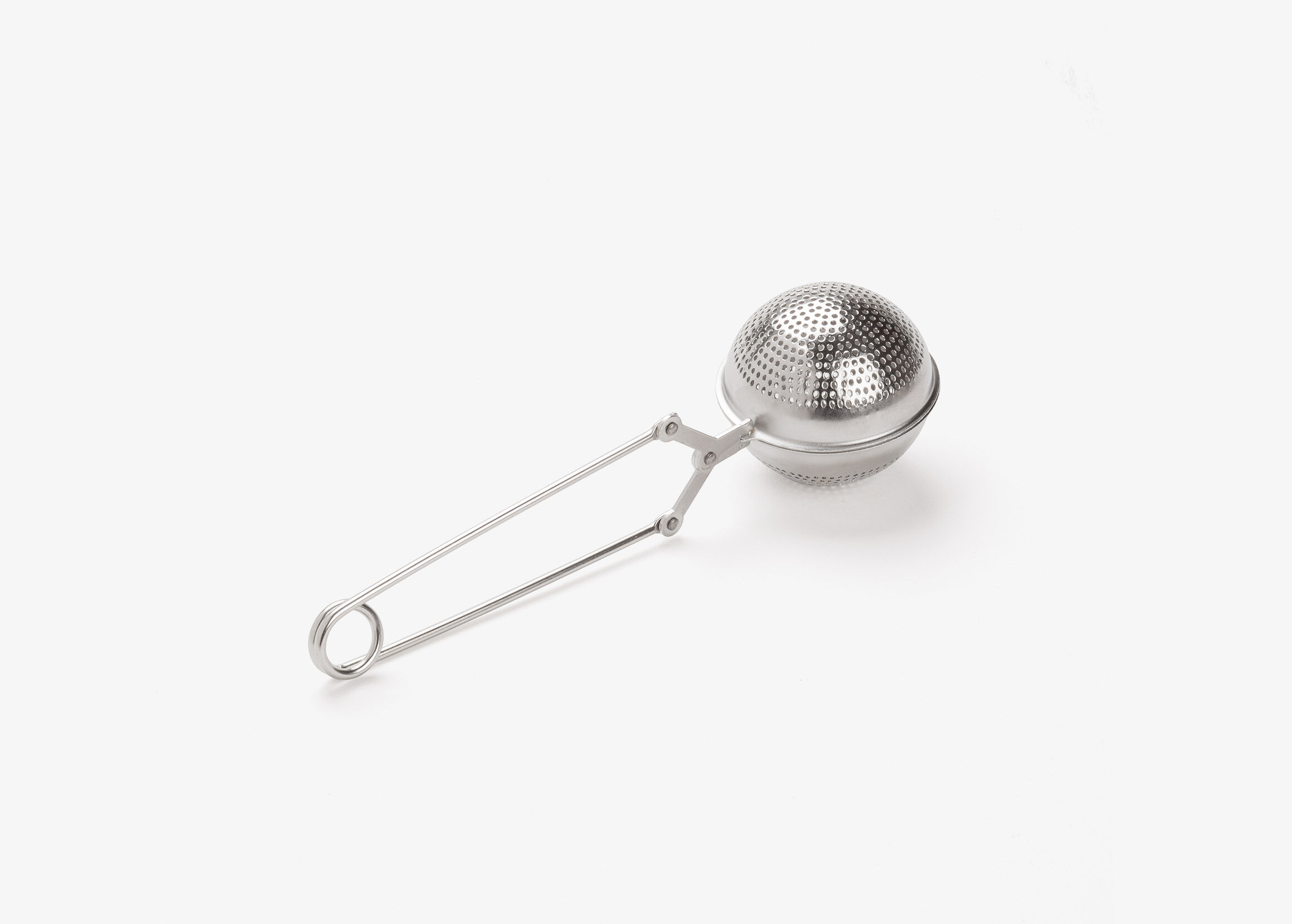 Cuillère à thé ronde inox perforé  DIAM. 5 cm