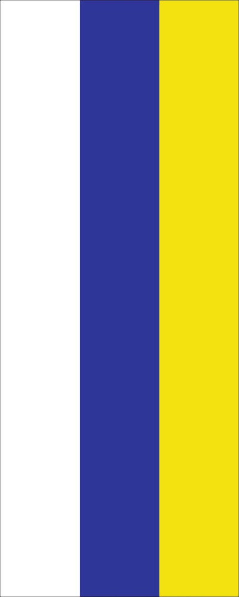 flaggenmeer Flagge Flagge Juist 110 g/m² Hochformat