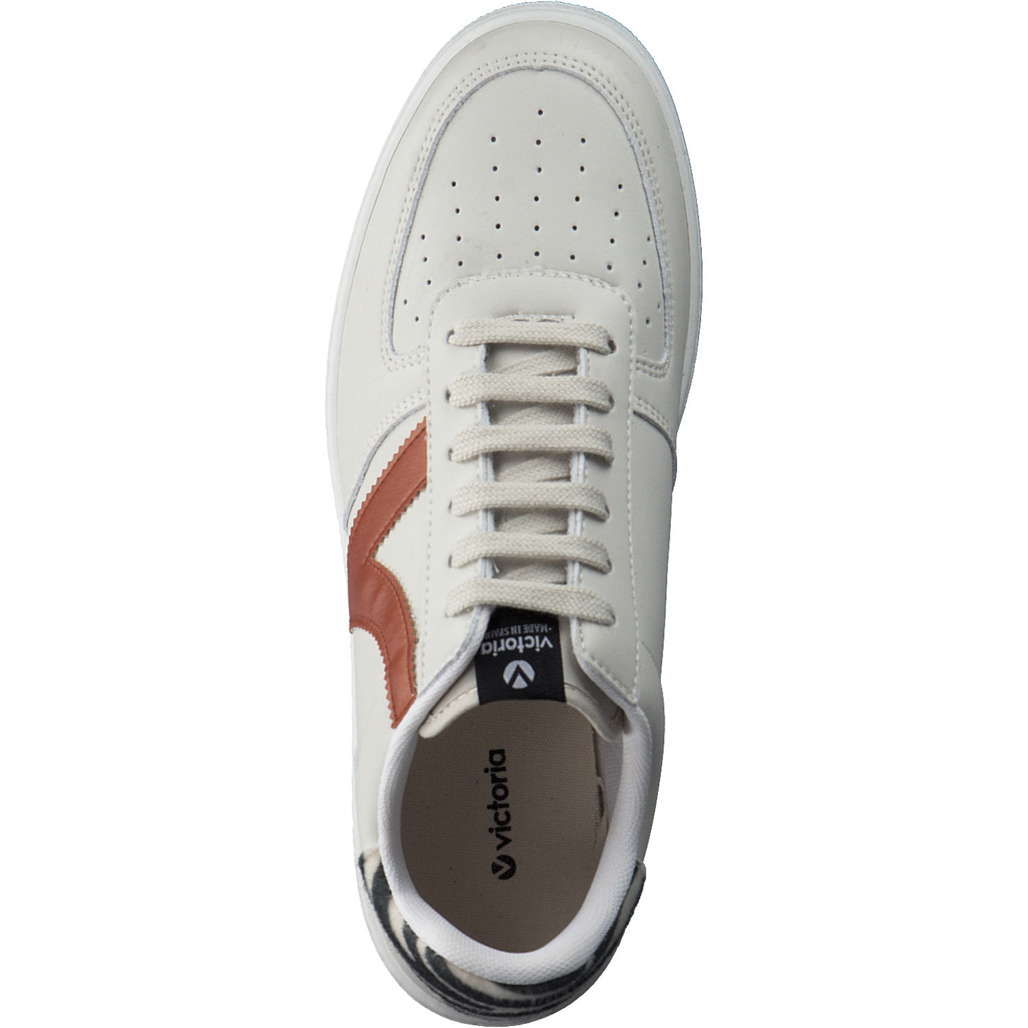 Viktoria 1258218, Sneakers Low, Damen, teja/white
