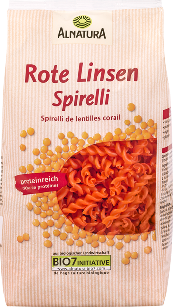Alnatura Bio Rote Linsen Spirelli