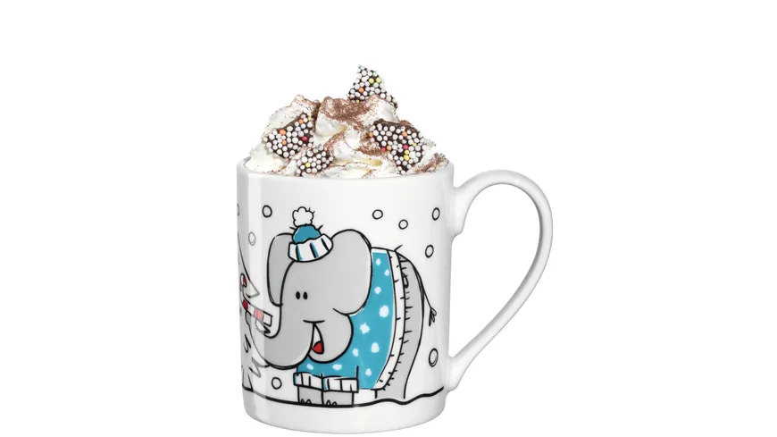 LEONARDO Tasse Bambini Natale Elefant 0,2l mehrfarbig