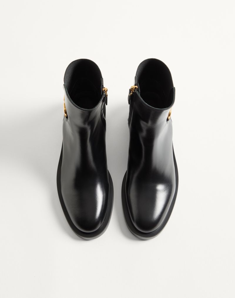 Bota VLogo Signature em couro de bezerro 30 mm