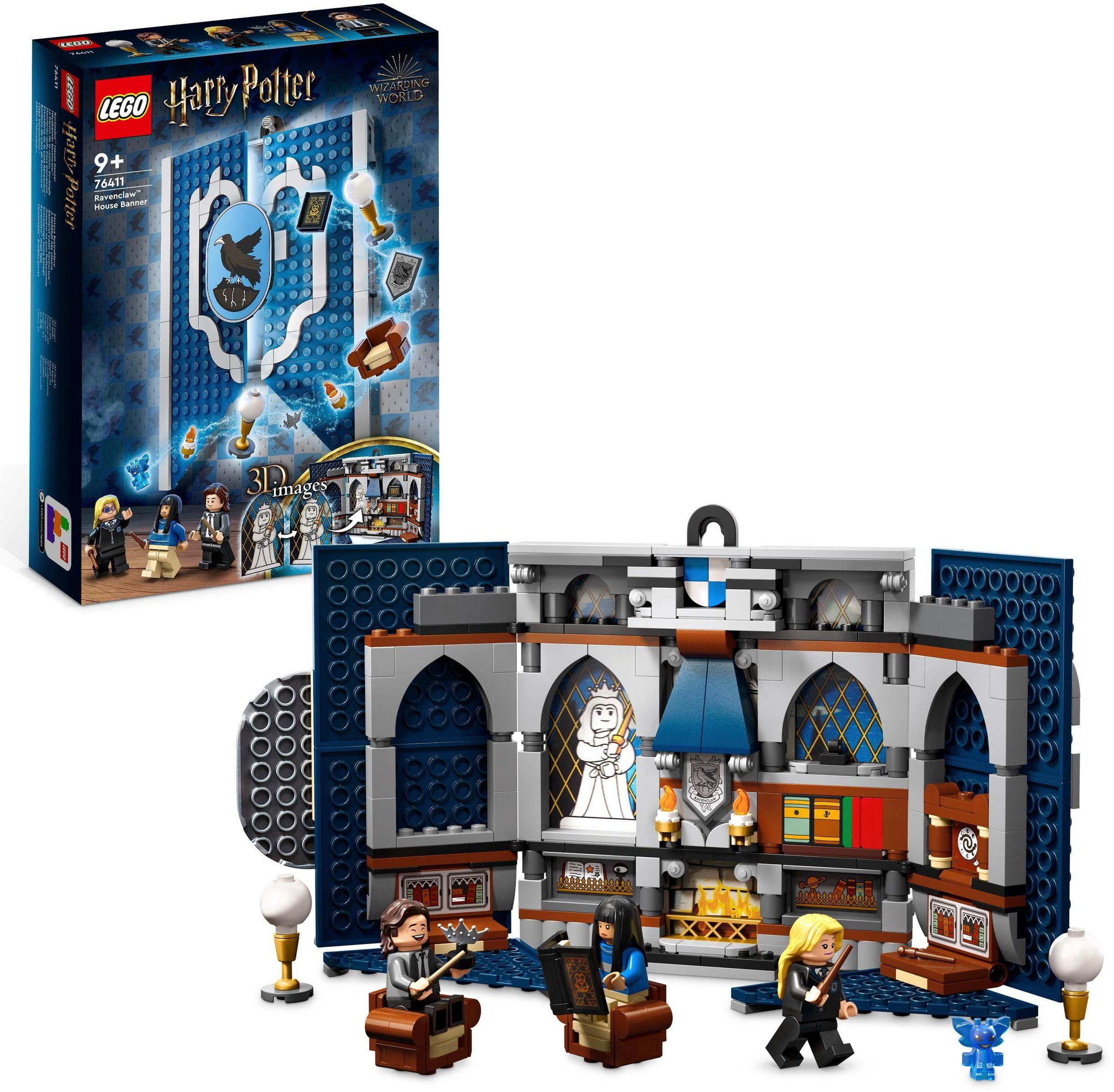 LEGO® Konstruktionsspielsteine Hausbanner Ravenclaw (76411), LEGO® Harry Potter, (305 St)