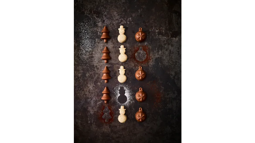 RBV BIRKMANN Silikon Pralinenform Weihnachten