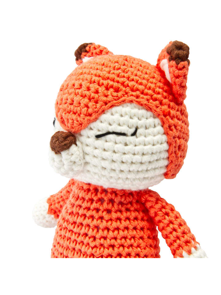 miniHeld Handgestrickter Fuchs gehäkelt aus Baumwolle Spielzeug 15 cm 0 Monate günstig kaufen onesize