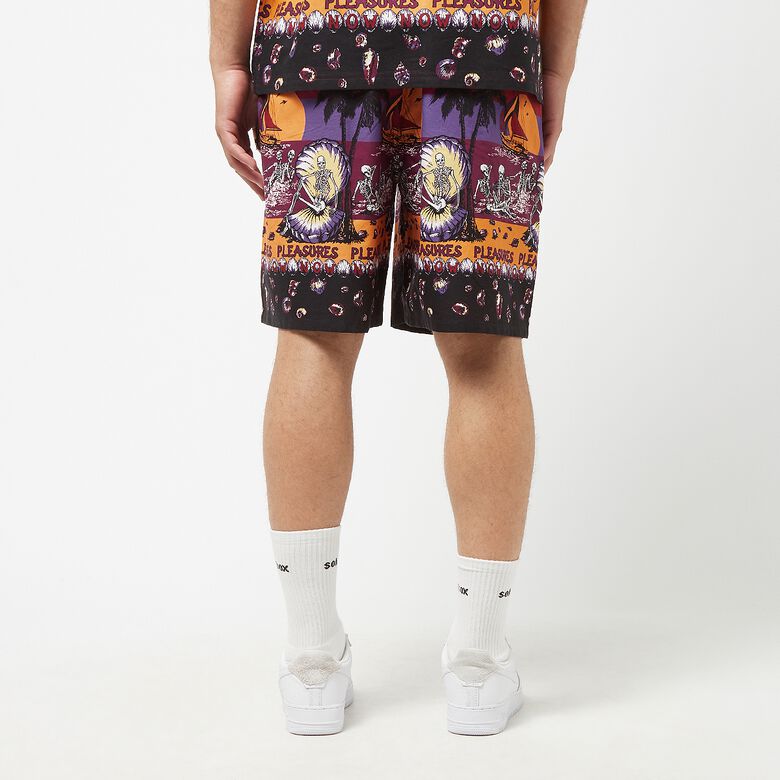 Pleasures Beach Short burgundy