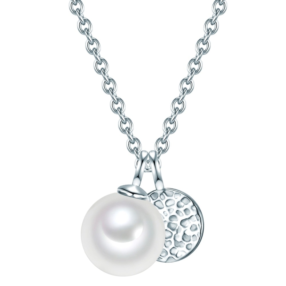 Valero Pearls Chaîne Argent sterling Perle de culture d'eau douce en Argent collier
