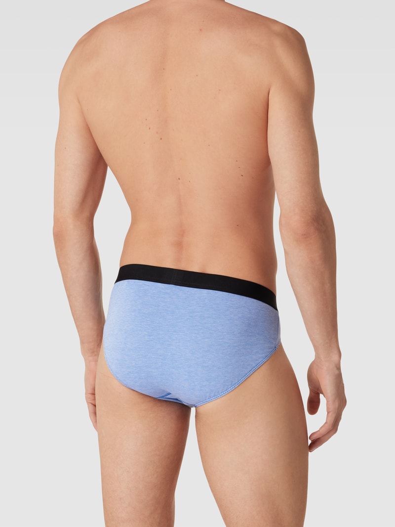 Slip mit elastischem Bund in bleu