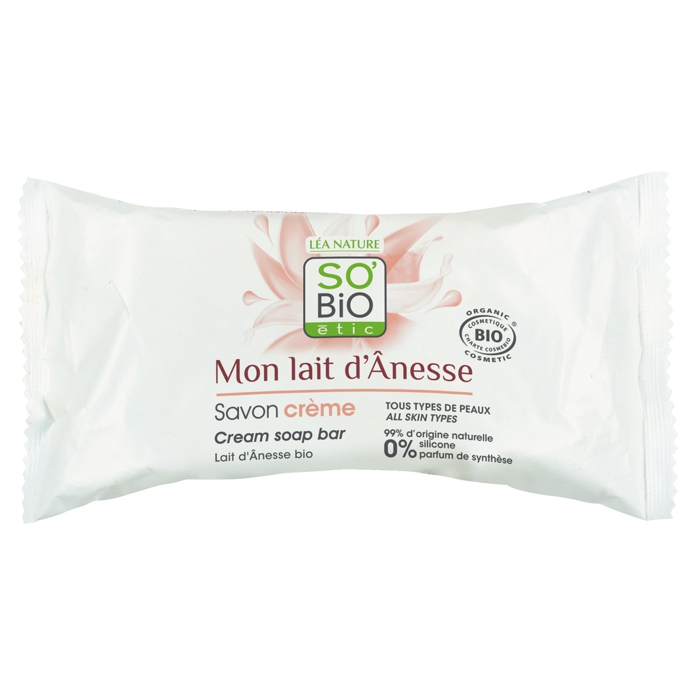 LÉA NATURE SO BiO étic Savon crème, Mon Lait d'Ânesse Savon crème