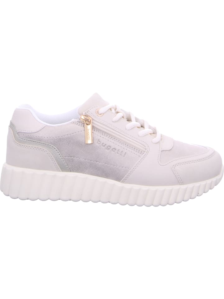 Bugatti Schnürhalbschuh in beige günstig kaufen