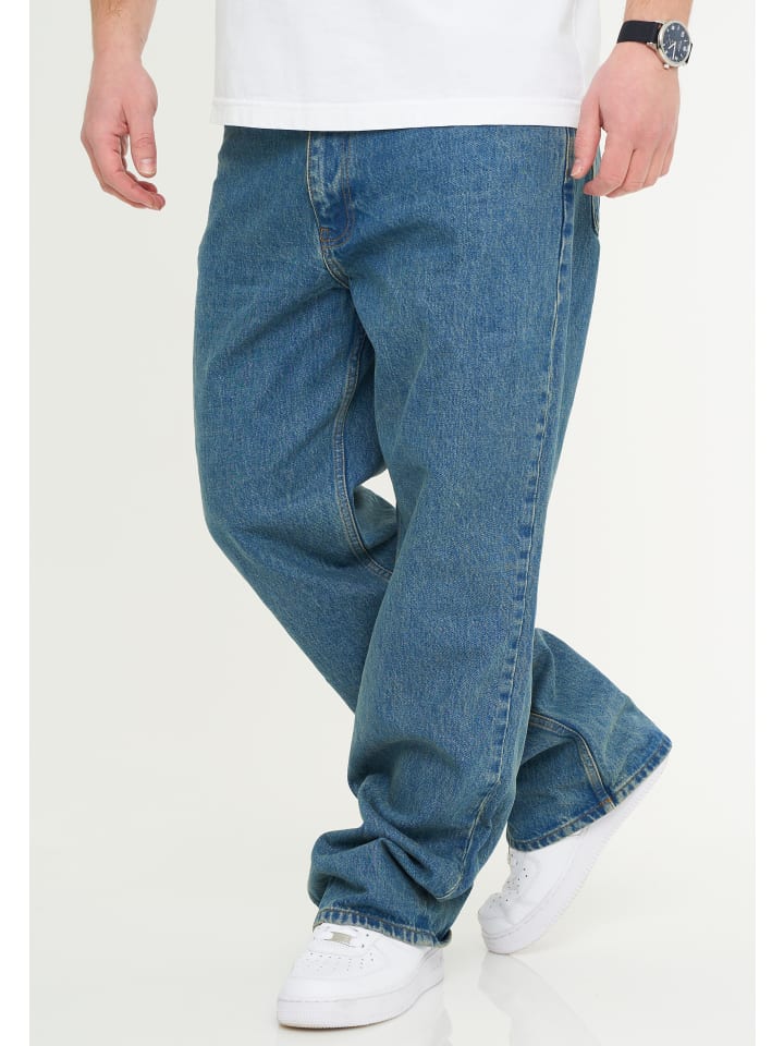 DAILY COTTON Jeans - DCCOTIA Lange Hose Loose-Fit Baggy in Vintage Blue günstig kaufen