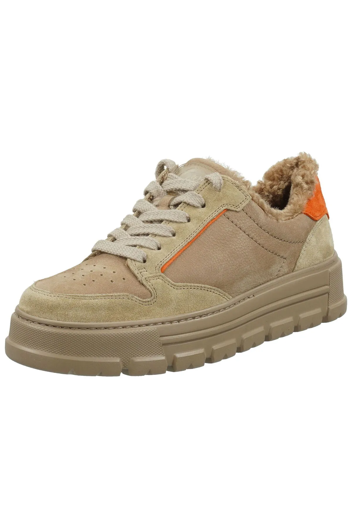 Paul Green  Sneaker - Beige - Flacher Absatz