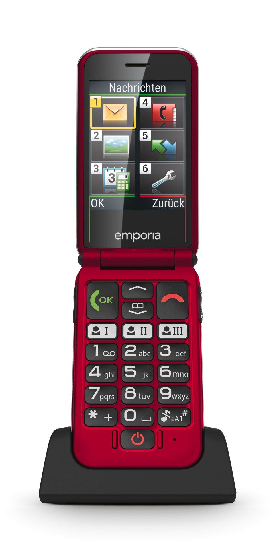 Emporia JOY V228-2G Smartphone (7,1 cm/2,8 Zoll, 0,128 GB Speicherplatz)