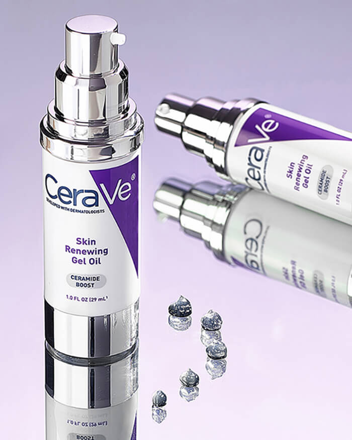 Gel-huile régénérant pour la peau Huile hydratante pour un teint éclatant
