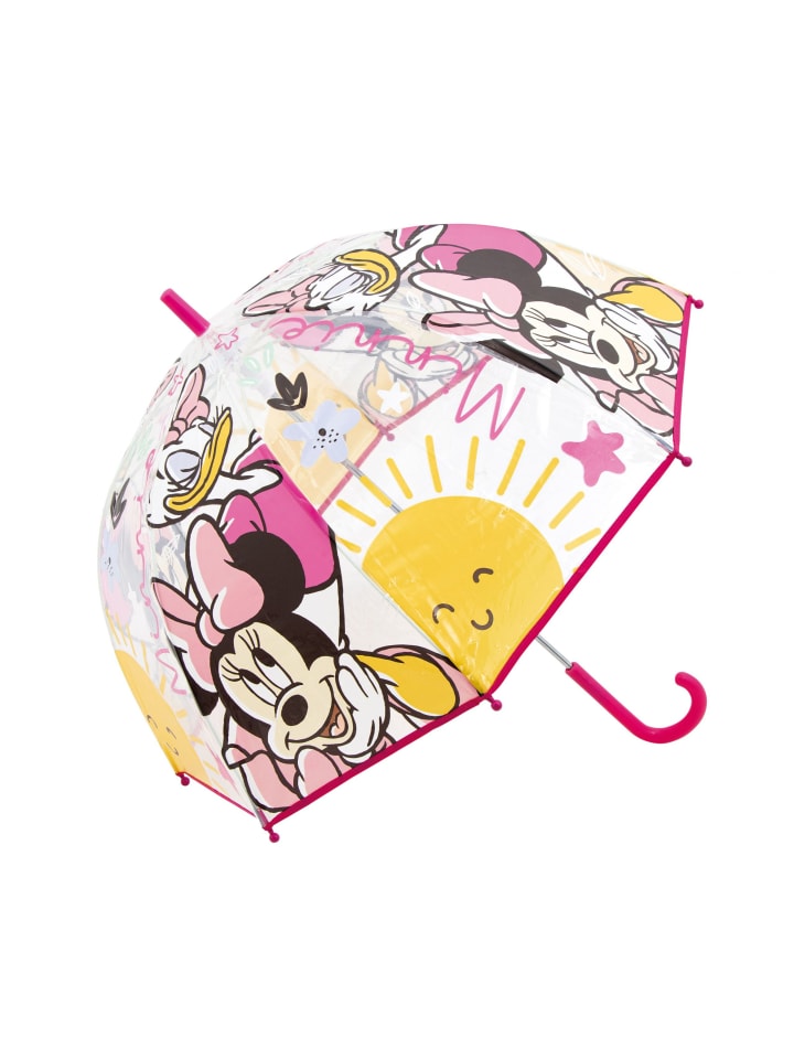 Disney Minnie Mouse Regenschirm Disney Minnie Mouse & Daizy (D): 68 cm in Pink günstig kaufen 68