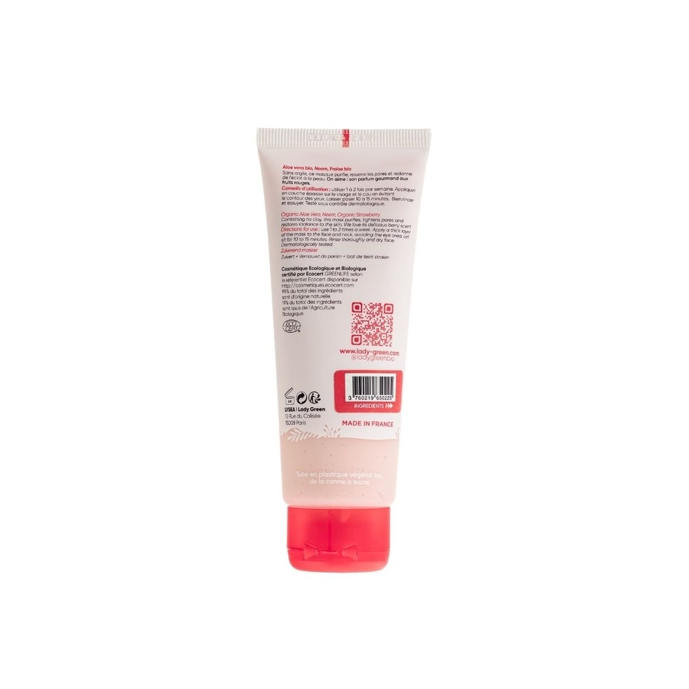 Lady Green Masque purifiant éclat Masque