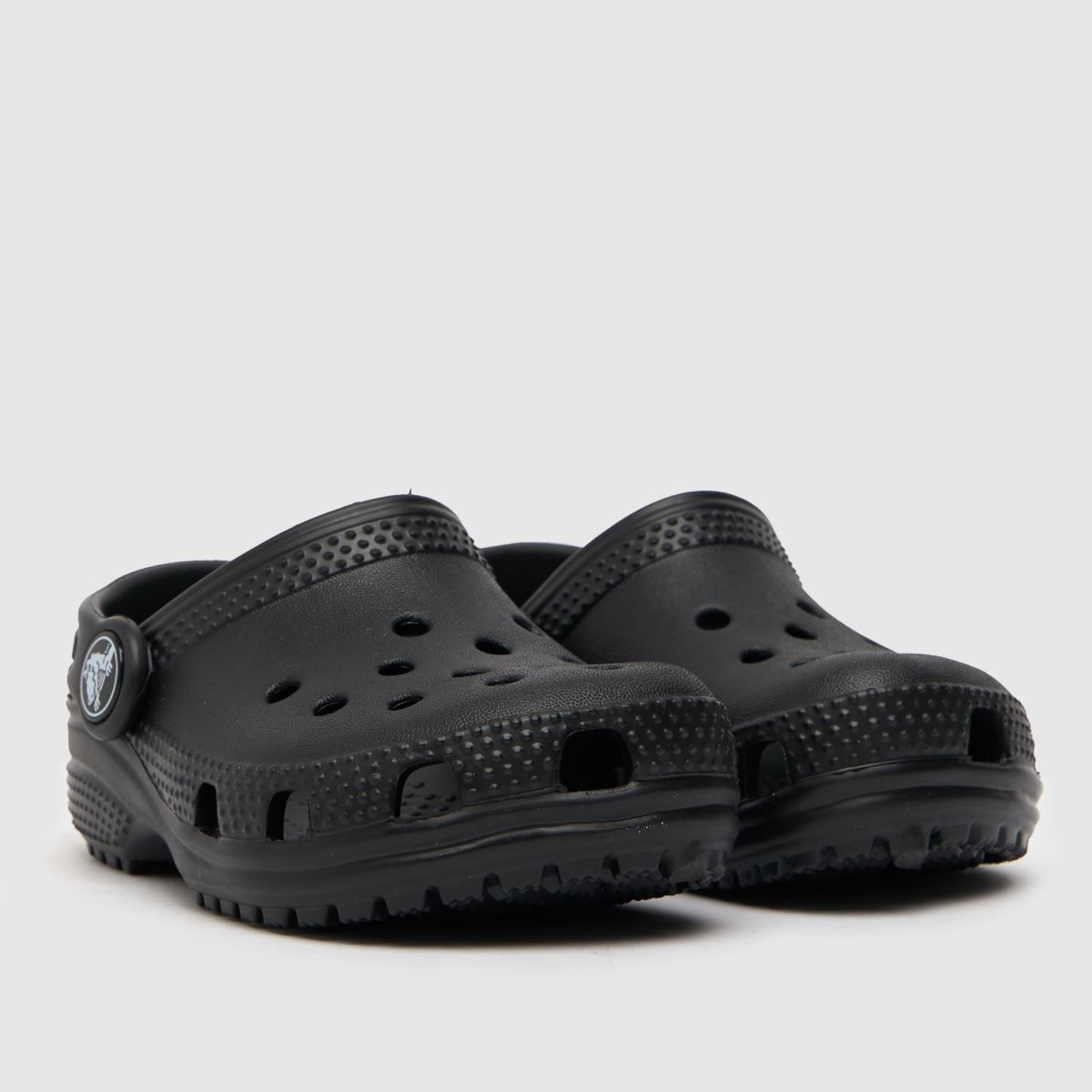 Crocs fekete klasszikus klumpa kisgyermek szandál