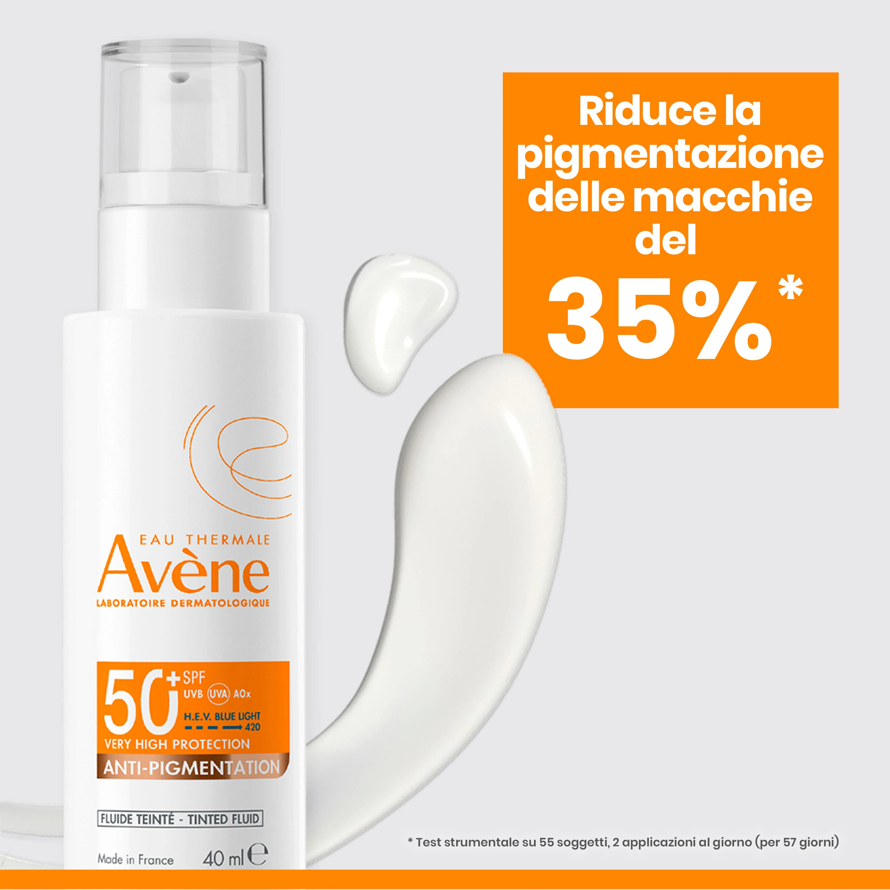 Sonnenschutz-Anti-Pickel-Fluid SPF50+ - Gesichtssonnenschutz mit hohem Schutz.