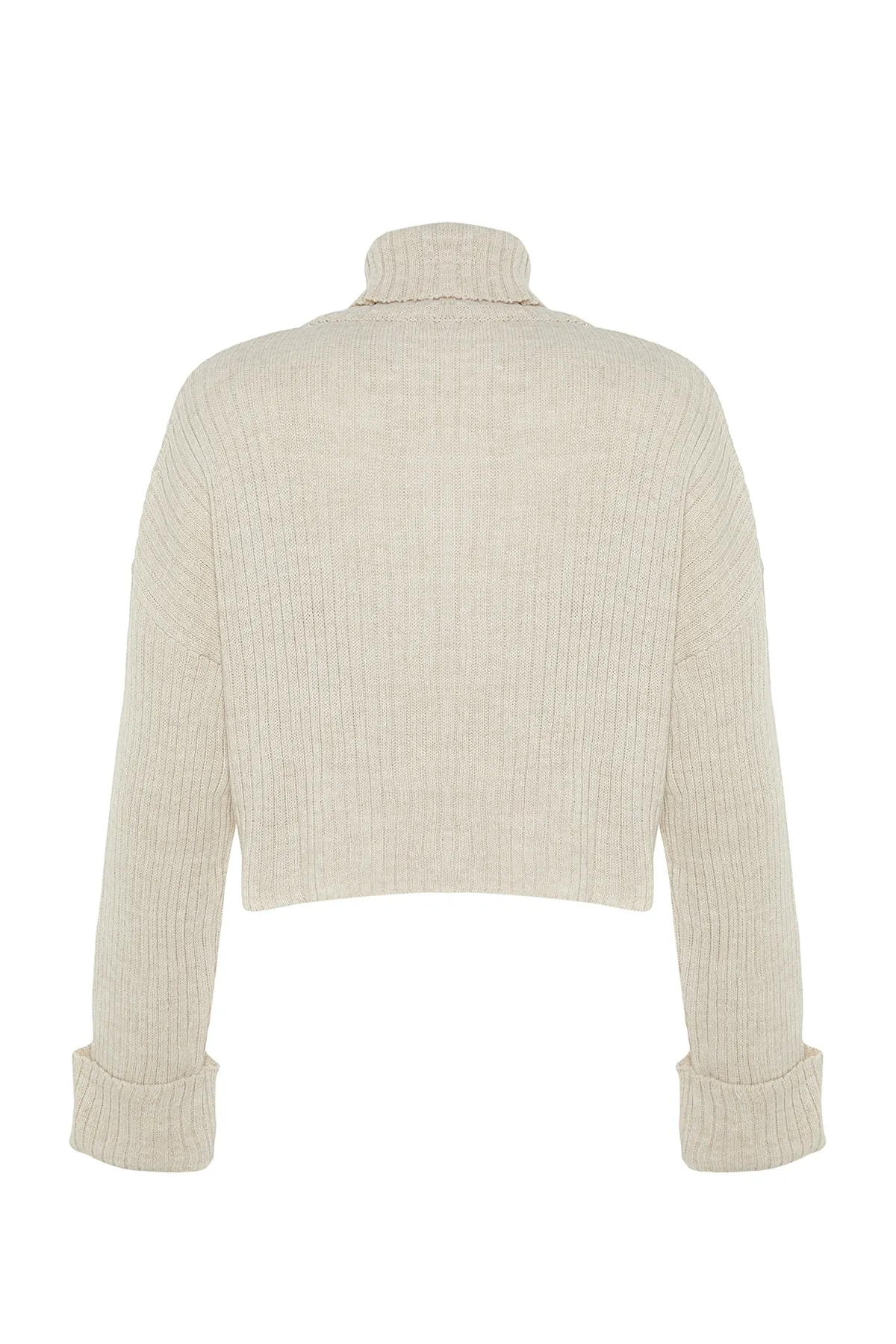 Trendyol Collection  Stone Crop Basic Strickpullover TWOAW22KZ0223
