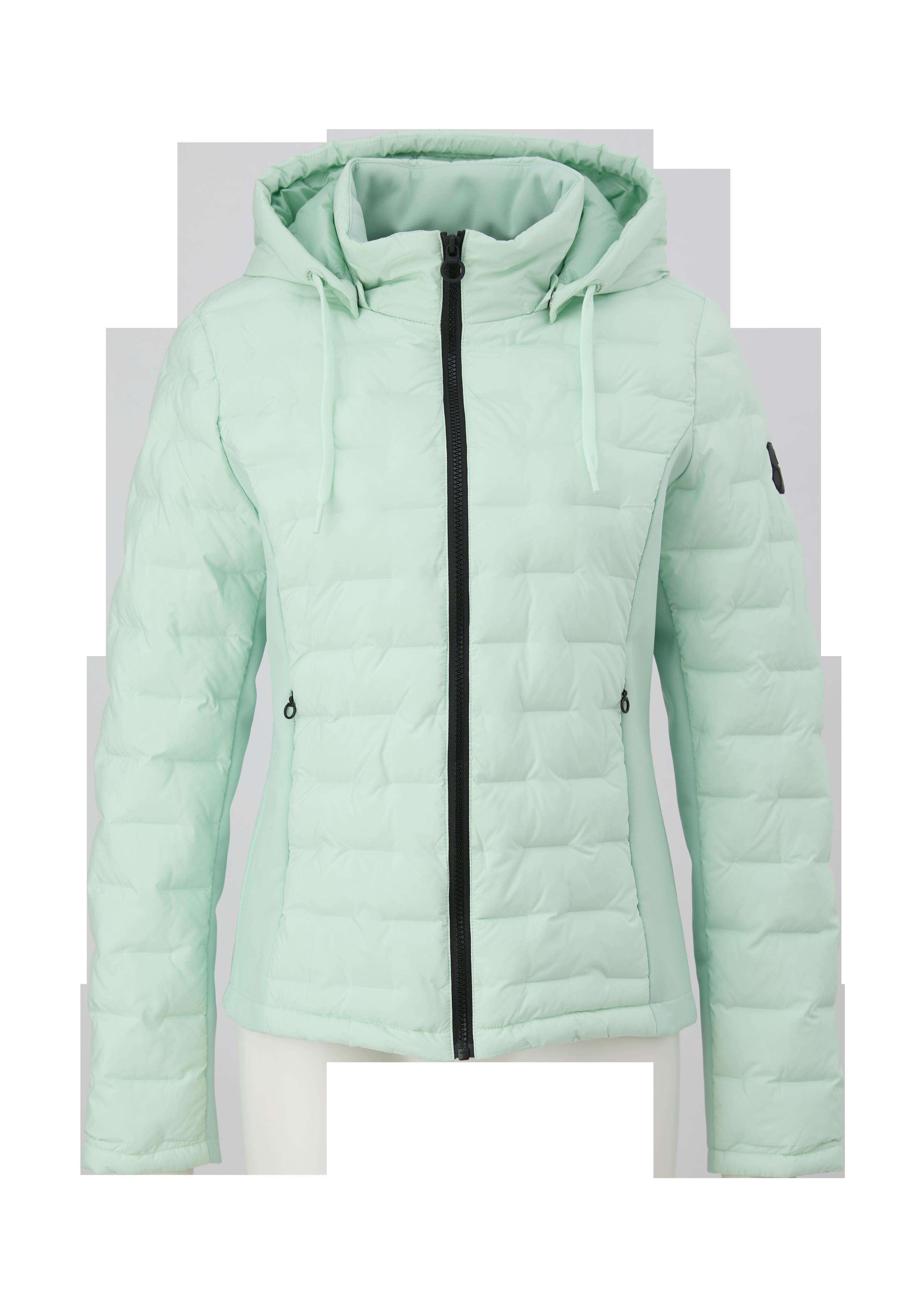 Wattierte Outdoor-Jacke im Fabricmix  2124392-6502