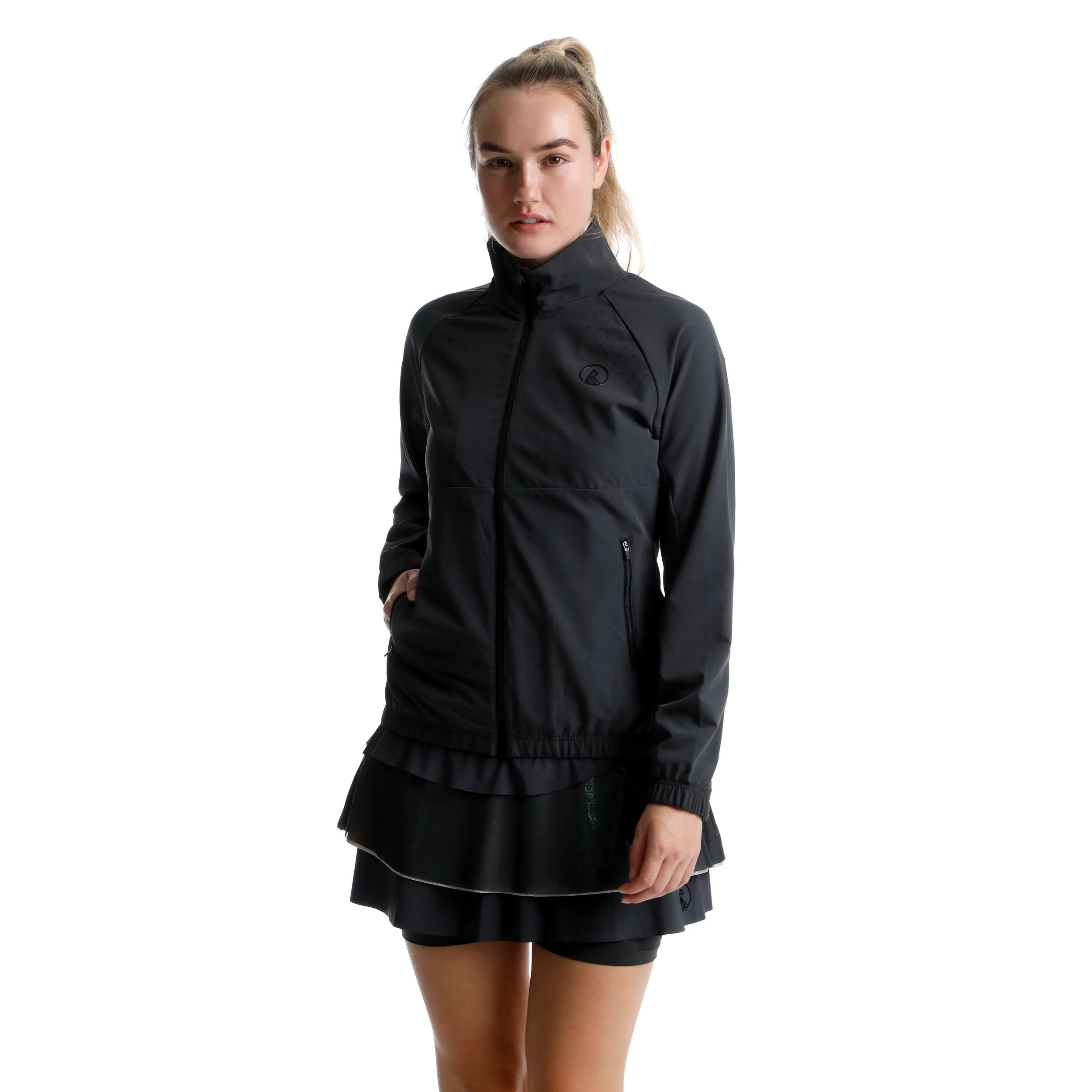 Sparkle Return Trainingsjacke Damen - Anthrazit