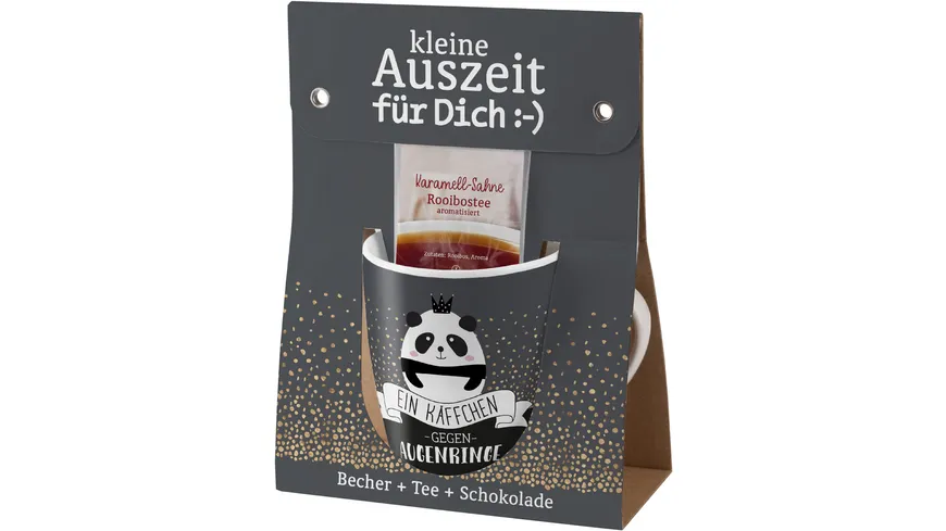 Geschenk für Dich Geschenkset kleine Auszeit Ein Käffchen gegen Augenringe