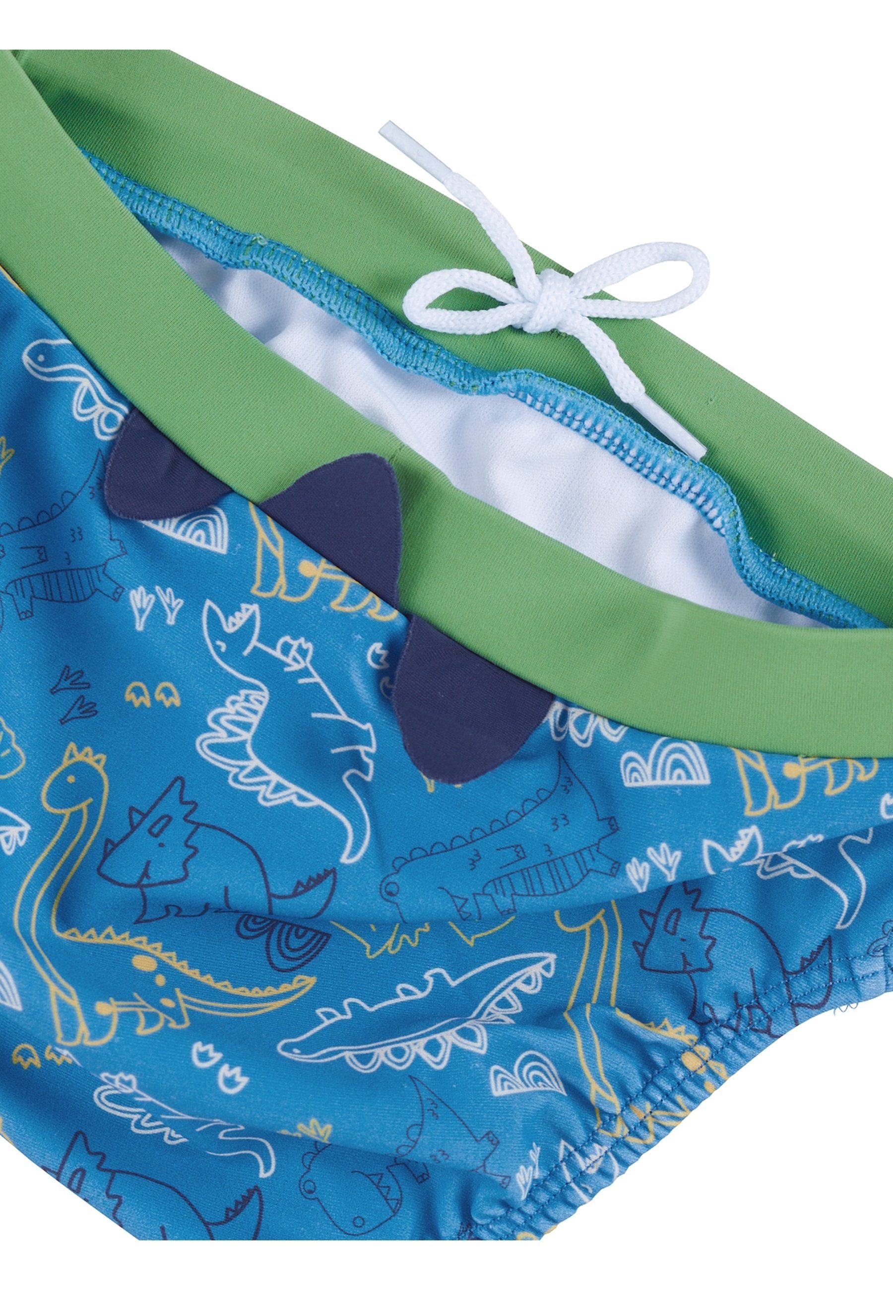 Sterntaler® Badehose Badehose Dino (1-St., Baby Schwimmshorts mit Windelfutter, Badeshorts Kinder) Baby Badehose mit Kordel zur Weitenregulierung, Badepants