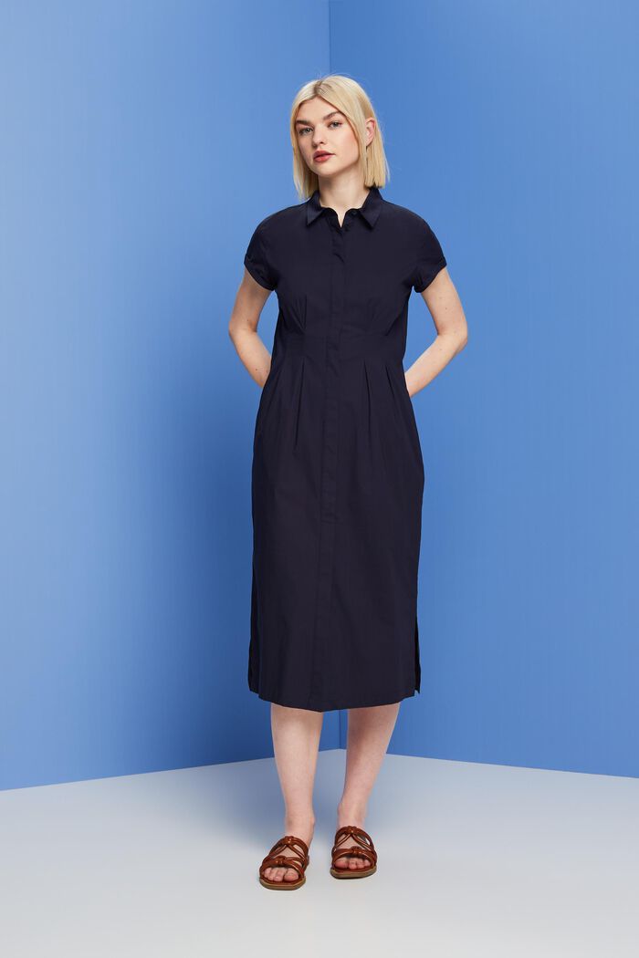 Hemdblusenkleid aus Popeline