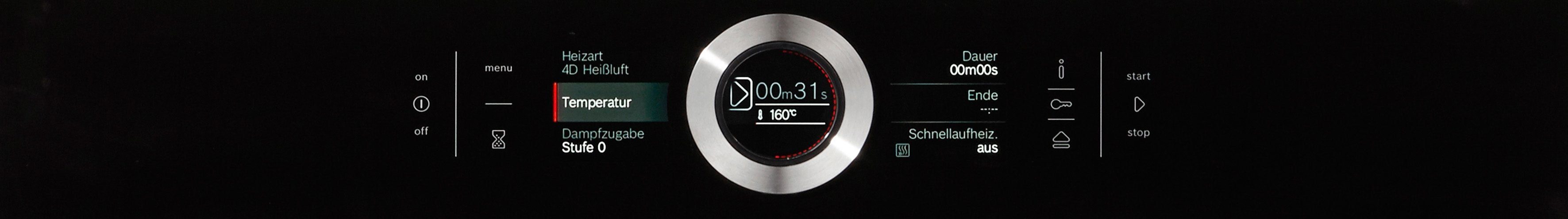 BOSCH Dampfbackofen Serie 8 HSG636B, mit Teleskopauszug nachrüstbar, ecoClean Direct, mit Auftaufunktion