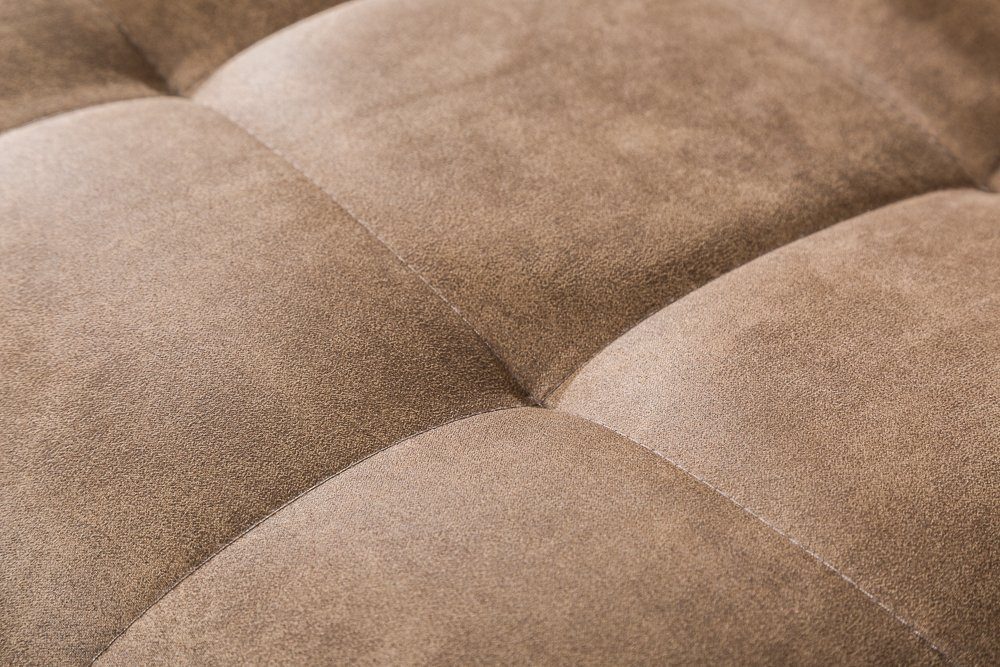 riess-ambiente Freischwinger MIAMI taupe braun / schwarz (1 St), Esszimmer · Microfaser · Metall · Industrial