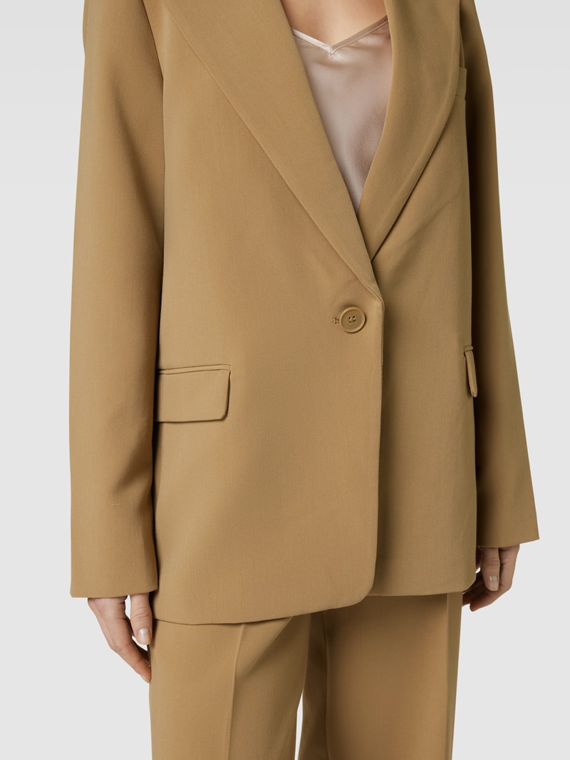 Blazer mit Reverskragen in khaki