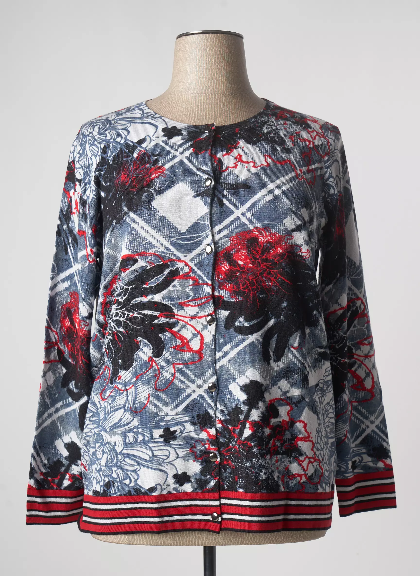 Hajo Cardigans Femme couleur gris