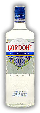 Gordon's Alkoholfrei 0.0% Gordon's Alkoholfrei 0.0% Eine alkoholfreie Gin-Alterntive. 0,7	 Liter