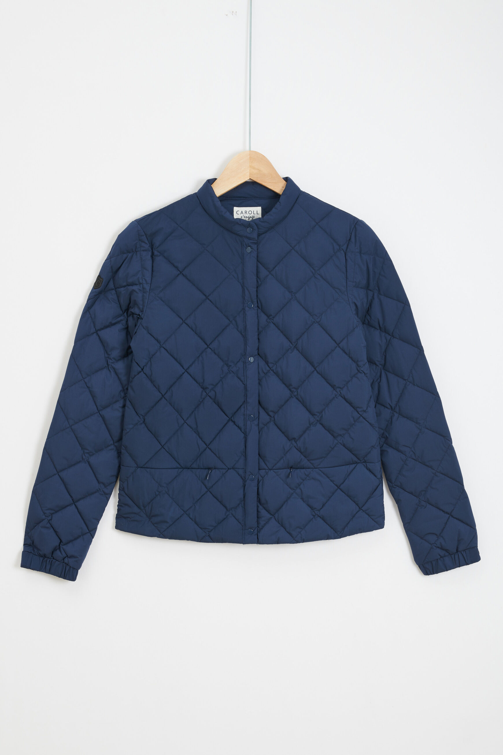 manteau hibiscus bleu femme