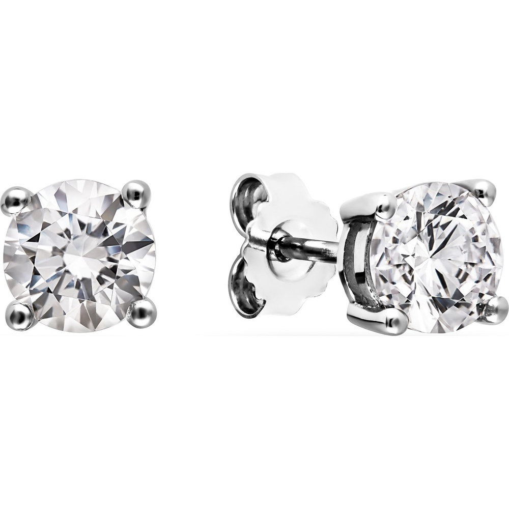 FAVS Boucles d'oreilles à fermoir à poussette 925 Argent Boucles d'oreilles